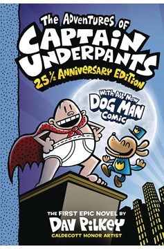 Adventures of Captain Underpants With Dog Man Comic Color Edition Hardcover