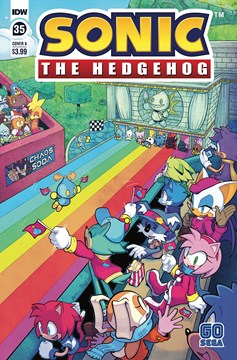 Sonic the Hedgehog #35 Cover A Hammerstrom
