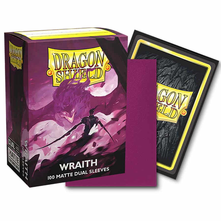 Dragon Shield Standard Size Dual Matte Sleeves: Wraith (100)