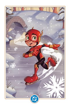 Flash #16 Cover D Chrissie Zullo DC Winter Wonderland Card Stock Variant