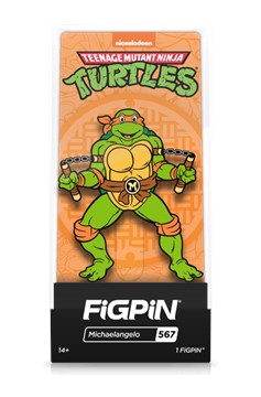 Teenage Mutant Ninja Turtles Michelangelo Figpin Classic Enamel Pin