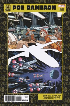 Star Wars Poe Dameron #20 Level 40th Anniversary Variant