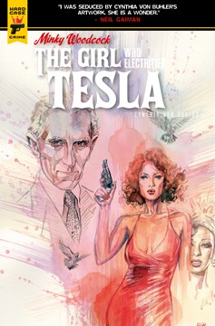 Minky Woodcock Girl Electrified Tesla #3 Cover A Mack (Mature)