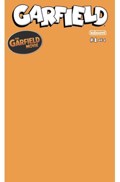 Garfield #1 Cover D Blank Sketch Orange Variant (Of 4)