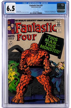 Fantastic Four #51 Cgc 6.5 Fn+ (O)