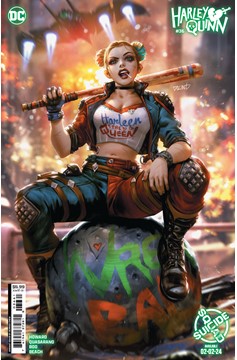 Harley Quinn #36 Cover E Derrick Chew Suicide Squad Kill Arkham Asylum Harley Quinn Card Stock Variant