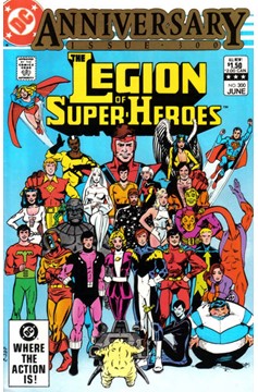 The Legion of Super-Heroes #300 [Direct]-Near Mint (9.2 - 9.8) [Cameo of Garfield The Cat]