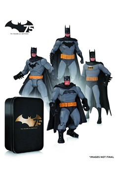 Batman 75th Anniversary Action Figure 4 Pack Set 2