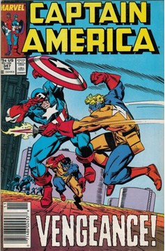 Captain America #347 [Newsstand] - Vg 4.0