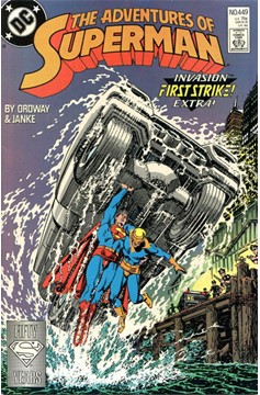 Adventures of Superman #449 [Direct] Very Fine