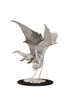 Dungeons & Dragons Nolzur`S Marvelous Unpainted Miniatures: W9 Young Bronze Dragon
