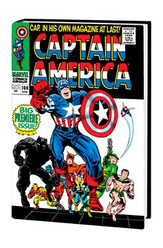 Captain America Omnibus Hardcover Graphic Novel Volume 1 Hardcover Jack Kirby Variant (2024 Printing) (Direct Market Variant)
