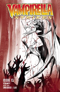 Vampirella Strikes #13 Cover H 1 for 15 Incentive Segovia Black & White