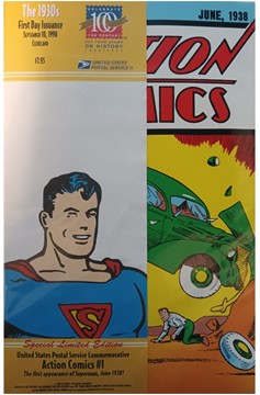 Action Comics #1 [1998 Usps Special Commemorative Edition] Missing Stamp Version