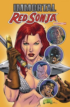 Immortal Red Sonja #1 Cover R Last Call Liefeld Homage Mychaels