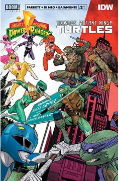Power Rangers Teenage Mutant Ninja Turtles #2 Cover A Mora