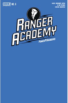 Ranger Academy #6 Cover B Blue Blank Sketch Variant