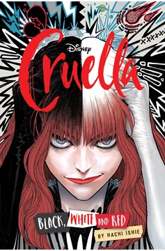 Disney Cruella Manga Black White & Red Graphic Novel