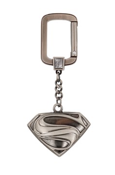 DC Superman Logo Pewter Key Ring