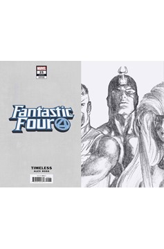 Fantastic Four #25 Black Bolttimeless Virgin Sketch Variant (2018)