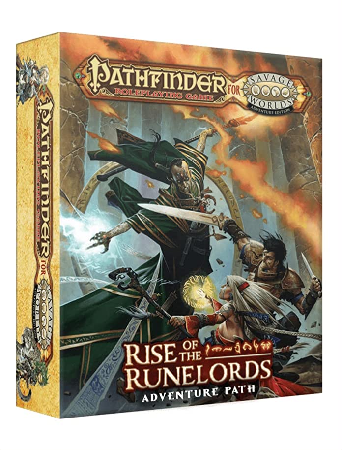 Pathfinder And Savage Worlds: Rise of the Runelords Boxed Set