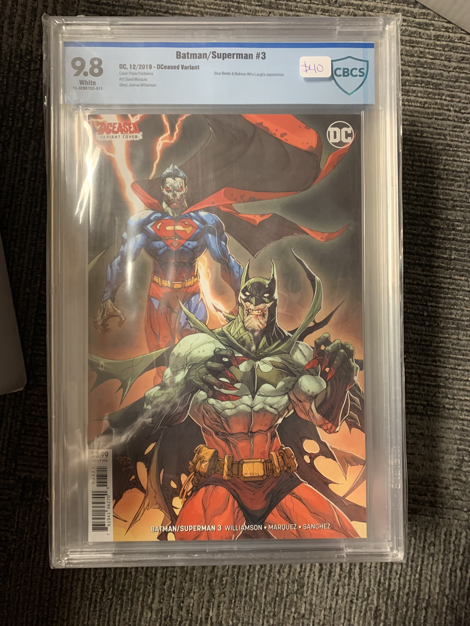 Batman/Superman #3 Cbcs 9.8