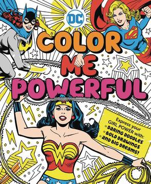 DC Super Heroes Soft Cover Color Me Powerful Soft Cover