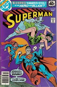 Superman #333-Poor (.5) [Hole Cut Out of Cover]