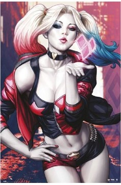 Harley Quinn - Kiss Poster