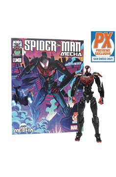 San Diego ComicCon 2021 Mondo Mecha Marvel Spider-Man Miles Morales Px Action Figure
