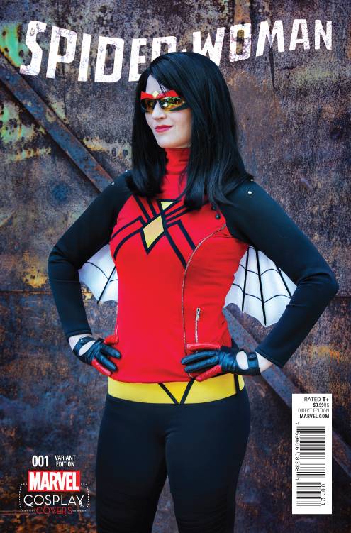 Spider-Woman #1 1 for 10 Cosplay Variant