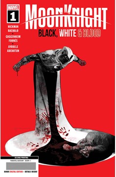 Moon Knight Black White Blood #1 2nd Printing Sienkiewicz (Of 4)