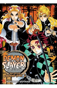 Demon Slayer The Official Coloring Book Soft Cover Volume 2