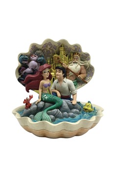 Disney Little Mermaid Shell Scene 8 Inch Figurine