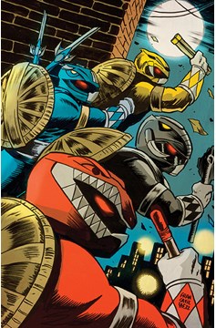 Mighty Morphin Power Rangers Teenage Mutant Ninja Turtles II #1 Cover N 1 for 100 Incentive Cardstock Francavilla (Of 5)