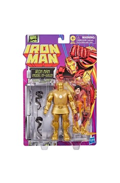 Iron Man Legends Retro 6-inch Model 1-Gold Action Figure