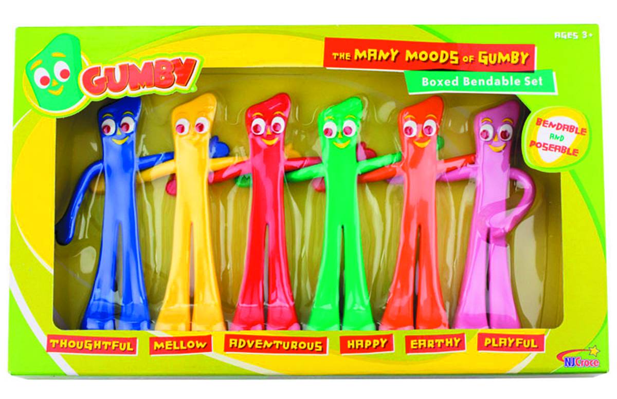 Gumby 2025 bendable figures