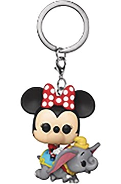 Pocket Disney 1955 Flying Dumbo Ride W/ Minnie Fig Keychain