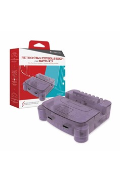 Retron S64 Console Dock For Nintendo Switch® (Purple) - Hyperkin