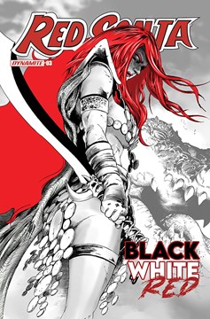 Red Sonja Black White Red #3 Cover C Lau