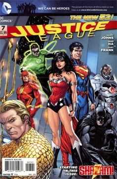 Justice League #7 Frank Variant Edition (2011)