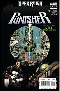 Punisher #1 (2009) 2nd Print Opena Cover