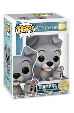 Lady And The Tramp 70th Anniversary Tramp With Puppy Funko Pop! Vinyl Figure #1554