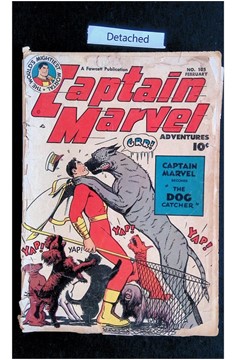 Captain Marvel #105 - 1950 Detached Cover