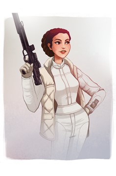 Leann Hill Art - Star Wars Princess Leia (Small)