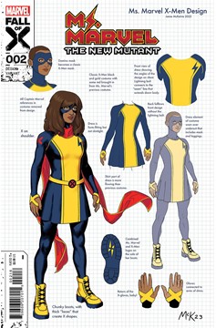 Ms. Marvel The New Mutant #2 Jamie Mckelvie 1 for 10 Design Variant