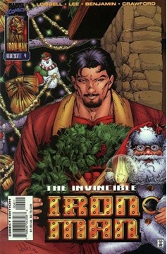 Iron Man #4 [Direct Edition Variant ("Christmas Cover")]
