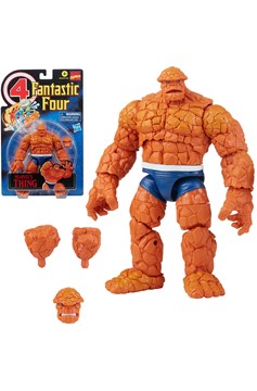 Fantastic Four Retro Marvel Legends Thing 6-Inch Action Figure