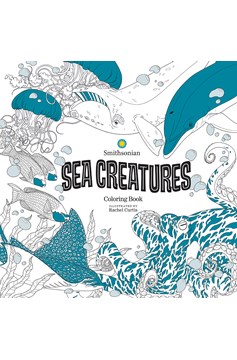 Sea Creatures Smithsonian Coloring Book