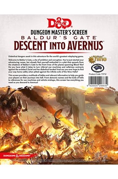Dungeons & Dragons Descent Into Avernus Gm Screen